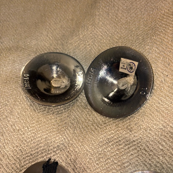 Silver Finger Cymbals - Picture 3 of 5